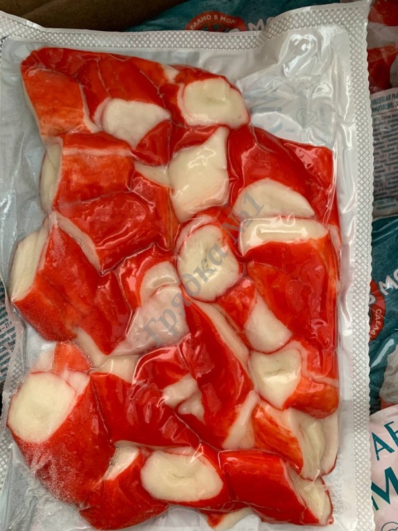 Крабовое мясо 200 гр фасовка ТМ Сделано в море