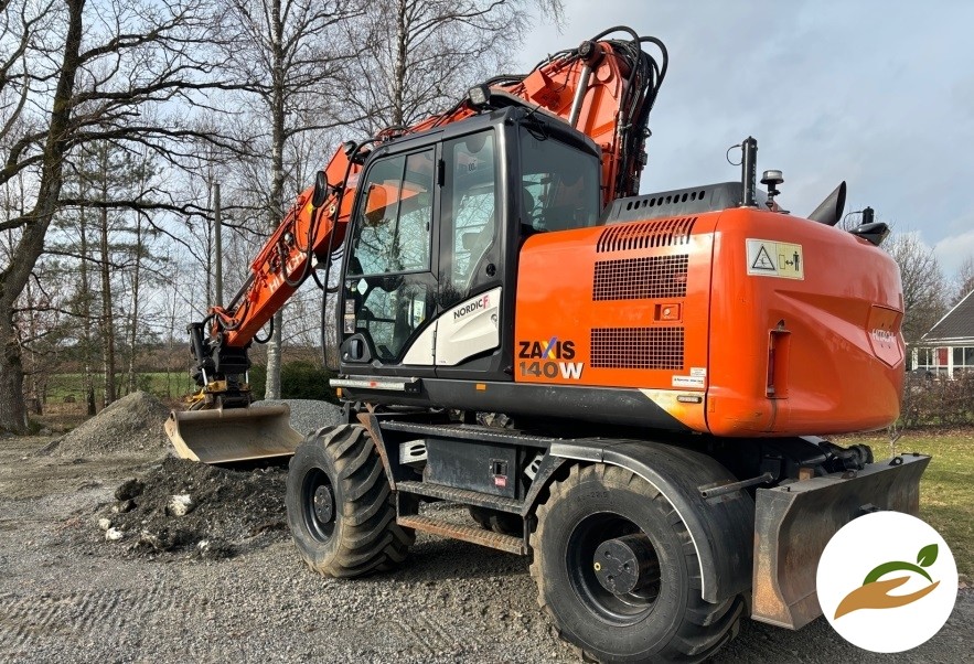 2016 Колесный экскаватор Hitachi ZX140W-5B