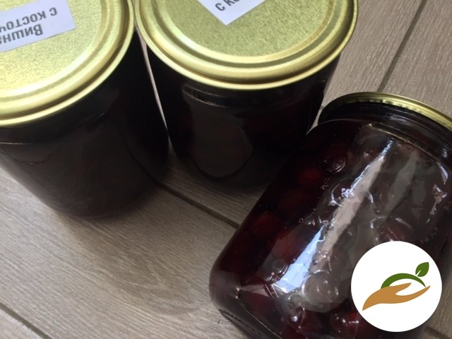 Варенье вишневое с косточкой 0,5 л