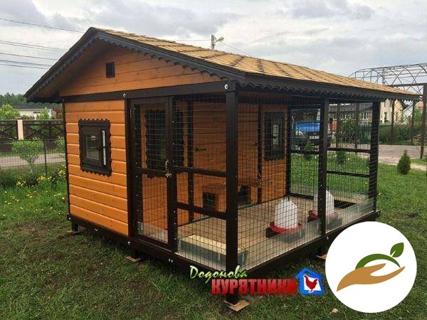 Строительство птичника. Курятник зима - лето.