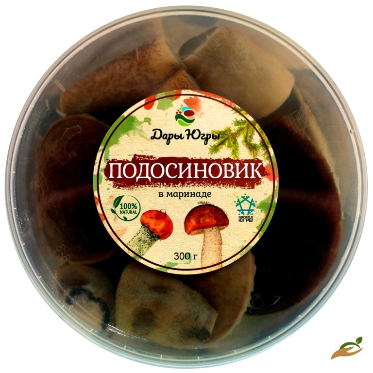 Маринованные подосиновики ПЭТ / ДАРЫ-ЮГРЫ-ХМАО / 300