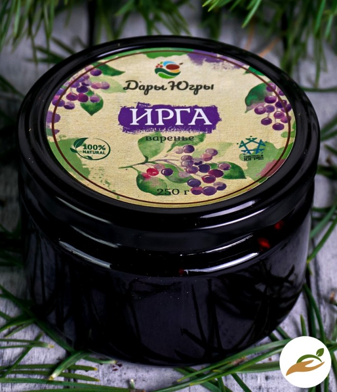 Варенье из лесной ирги / ДАРЫ-ЮГРЫ-ХМАО / 250 гр