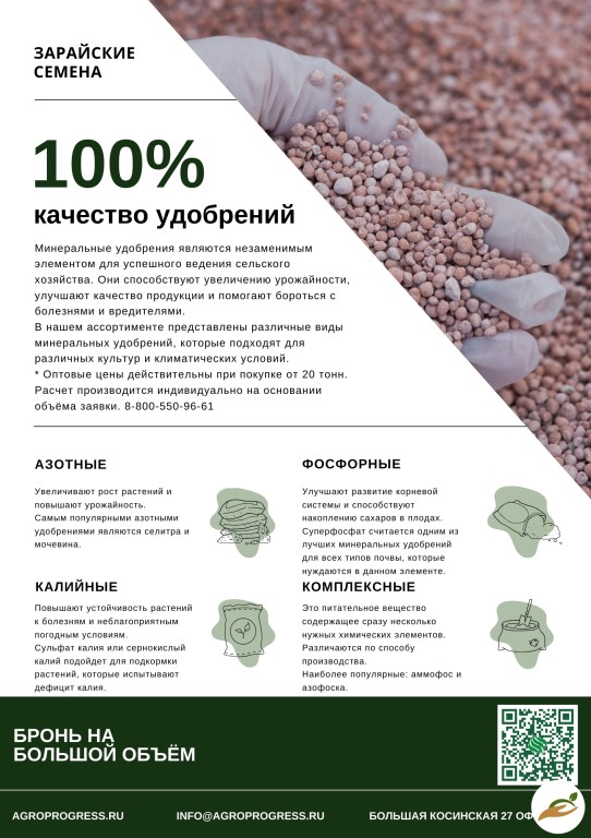 Комплексное  удобрение npks