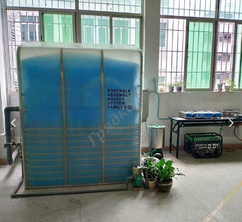 Биогазовая установка объемом 3,4 м3