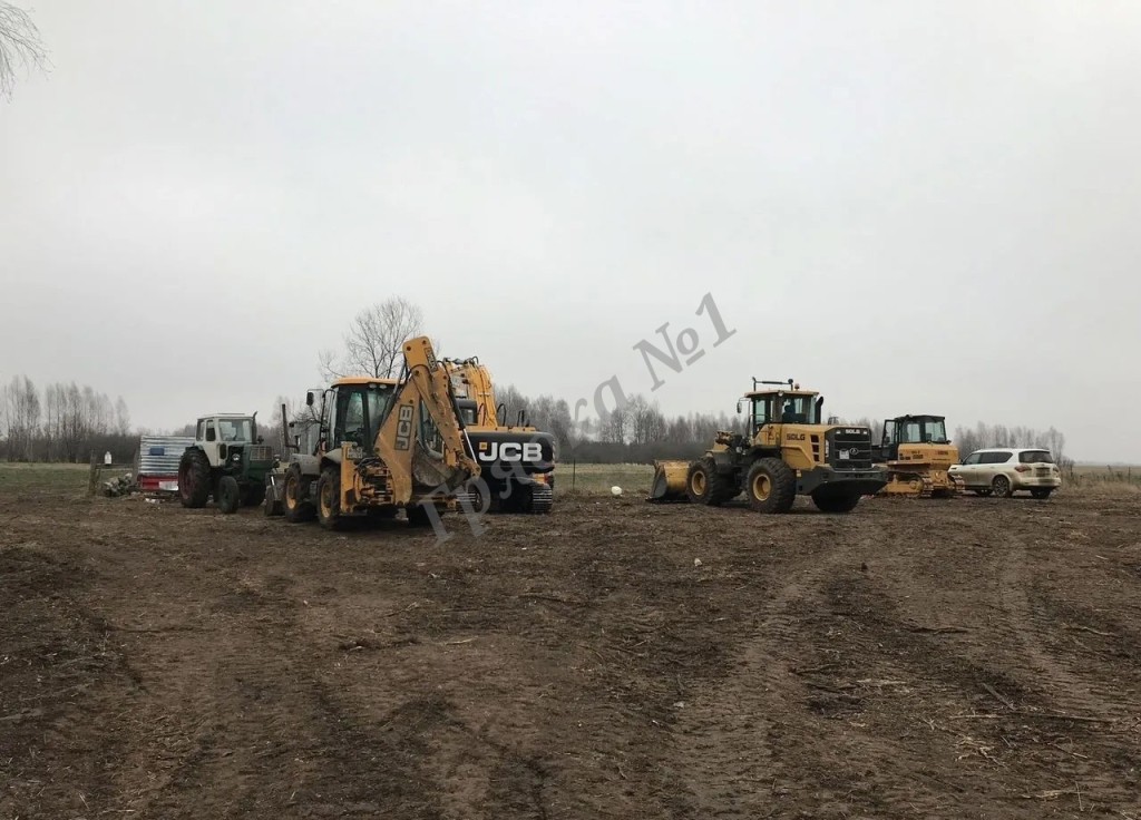 Расчистка участка мульчером от 1 Га, спил деревьев
