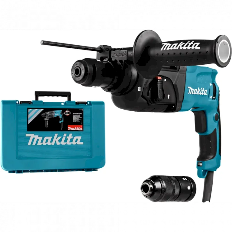 Перфоратор сетевой SDS-plus Makita HR2470FT, 780 Вт, 2.7 Дж