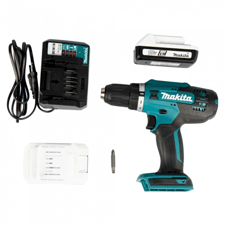 Дрель-шуруповерт аккумуляторная Makita DF488D002, 18 В Li-ion 2x1.5 Ач
