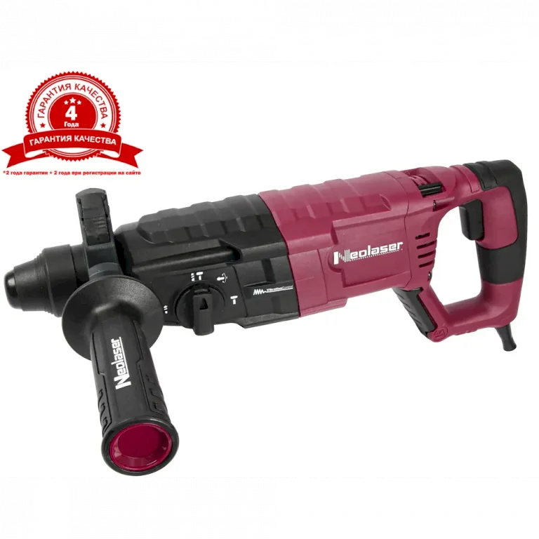 Перфоратор сетевой SDS-plus Neolaser NRH-800, 800 Вт, 3.8 Дж
